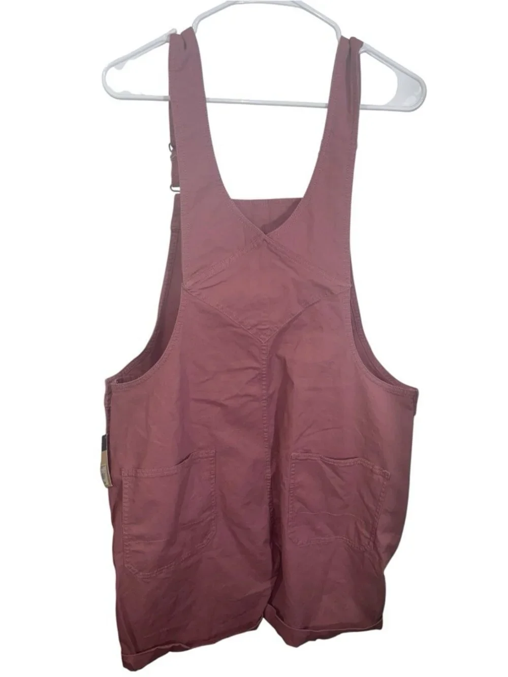 Blue Mountain Women's Large BIB Canvas Shortall Mesa Rose Pink 2424937